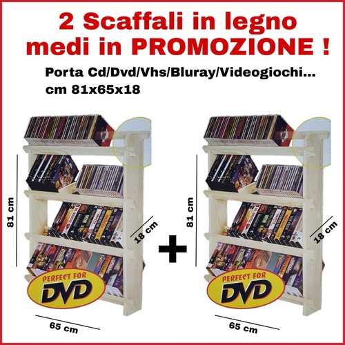 Scaffali legno porta - 2,